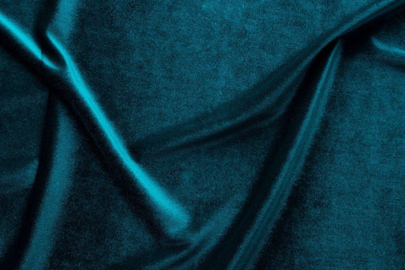 Luxurious velvet fabric for premium curtains and blinds in Dubai with a rich, soft texture.