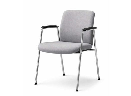 Conference room chair upholstery with cushioned seat and modern office design
