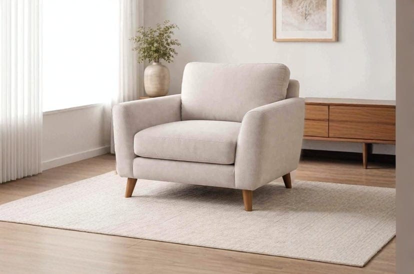 Armchair upholstery in Dubai with soft and durable fabric for living rooms and hotels