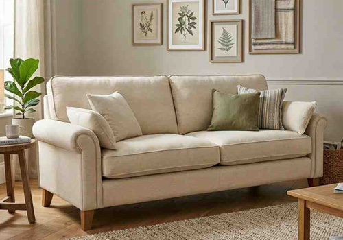 Cotton blend sofa upholstery – breathable and durable fabric suitable for casual and formal sofas