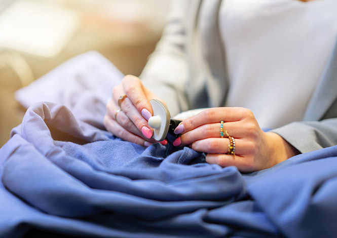 Furniture Upholstery stitching and seam repair on fabric