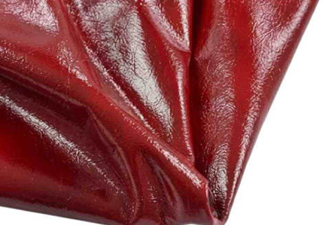 Patent leather with glossy shiny finish texture