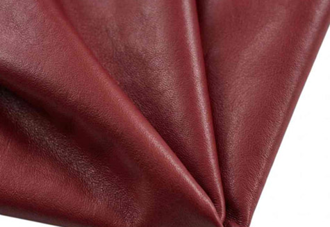 Lambskin leather upholstery with soft smooth premium texture
